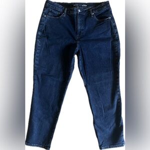 Old Navy High Rise OG Straight Jeans - Dark blue. Women’s Size 16